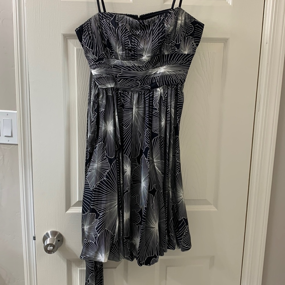 Strapless BCBG MAXAZRIA black dress